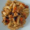 Pasta con gamberetti e melanzane
