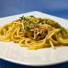 Spaghetti ca nunnata - Spaghetti con i bianchetti